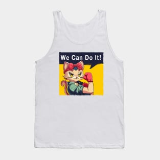 Rosie The Riveter - Cat Tank Top